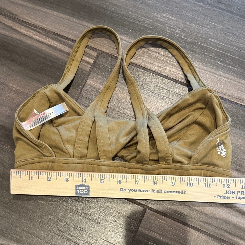FP Movement by Free People Khaki Bikini Top